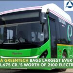 Olectra Greentech bags largest ever order, for Rs. 3,675 Cr.'s worth of 2100 electric buses