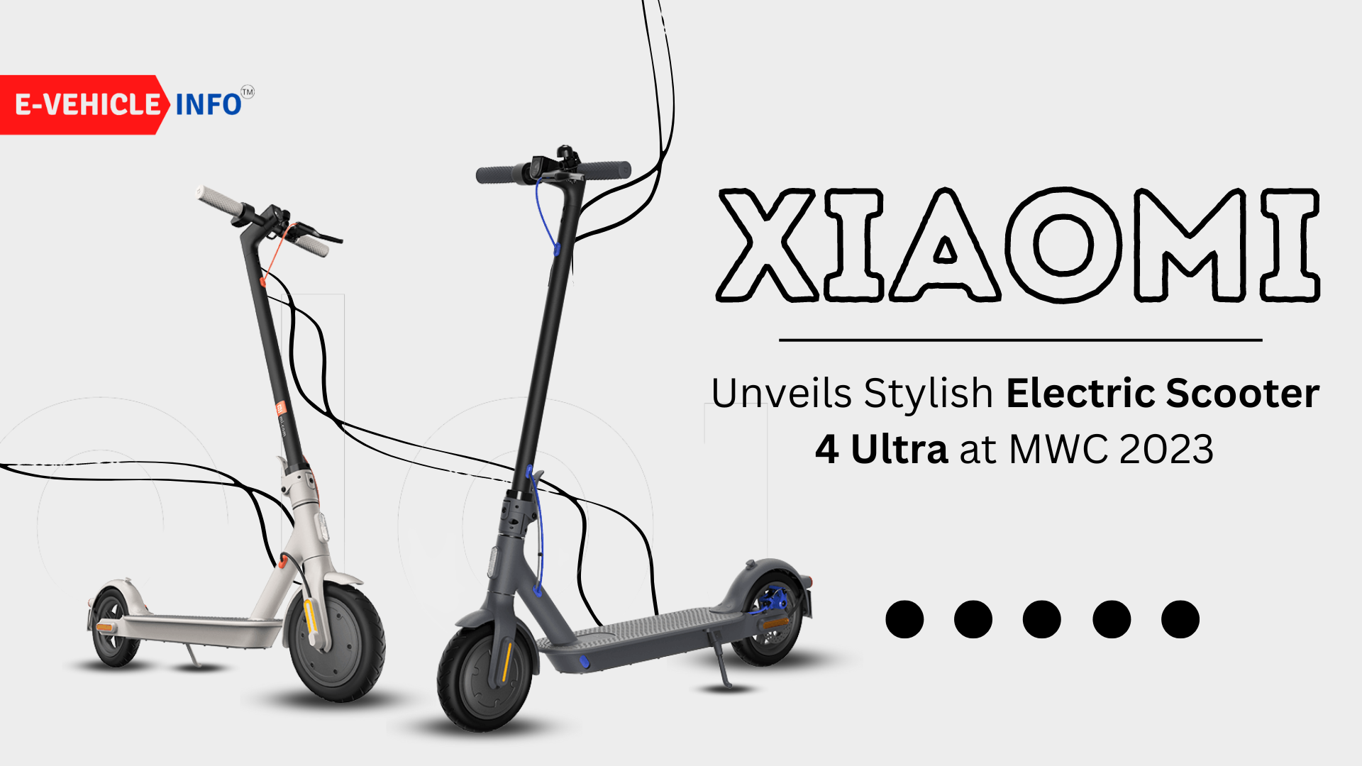 Xiaomi Unveils Stylish Electric Scooter 4 Ultra at MWC 2023