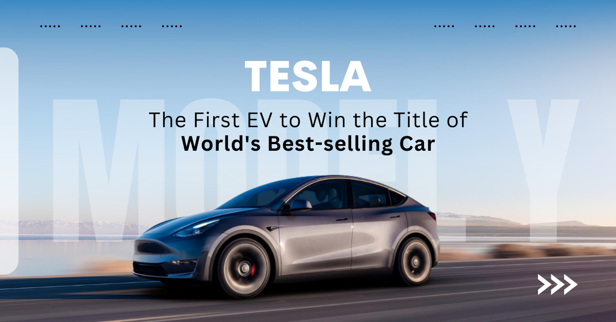 Tesla Model Y Becomes First Electric Vehicle With ‘World’s Best-Selling Car’ Title
