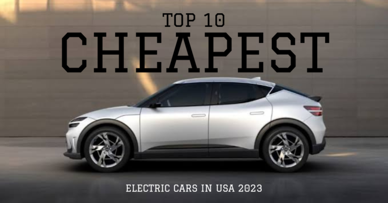 Top 10 Cheapest Electric Cars in the USA in 2024