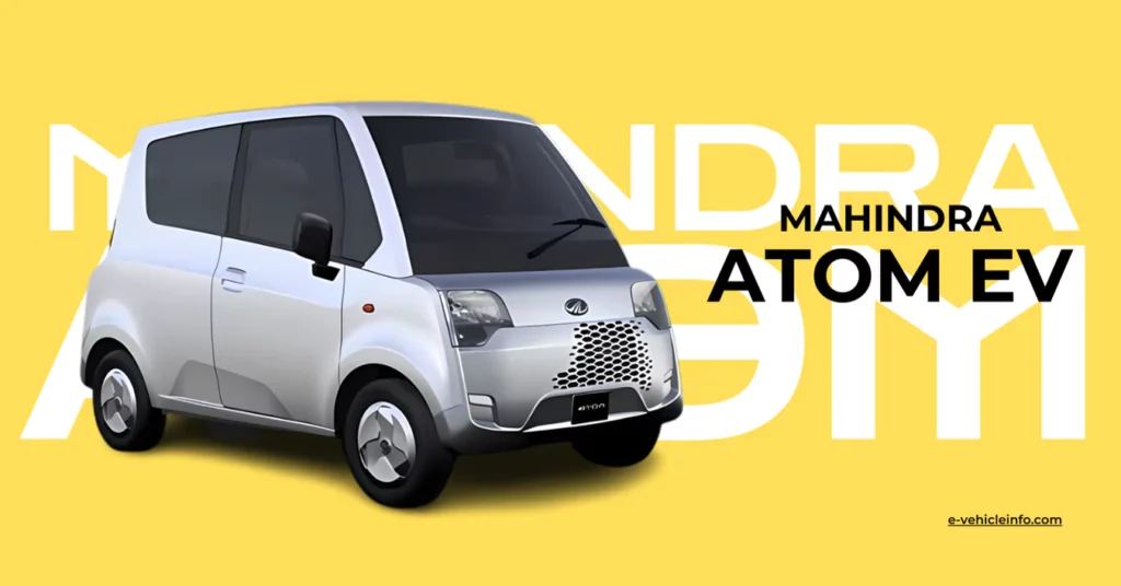 Mahindra ATOM EV जल्द आ रही है भारत की सबसे सस्ती Electric SUV