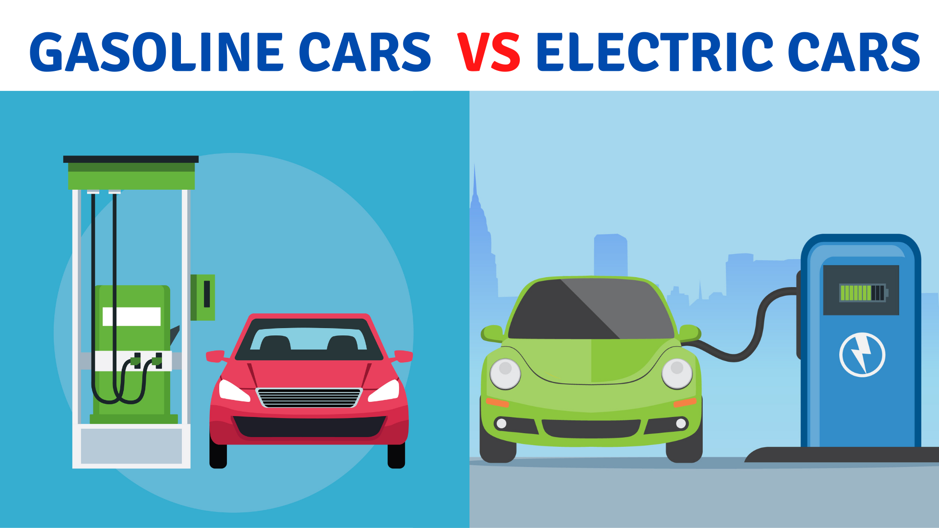 electric cars vs gasoline cars