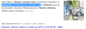 Electric vehicle sales grew by 20% in India : Why Should you Buy an Electric Vehicle in India? 
