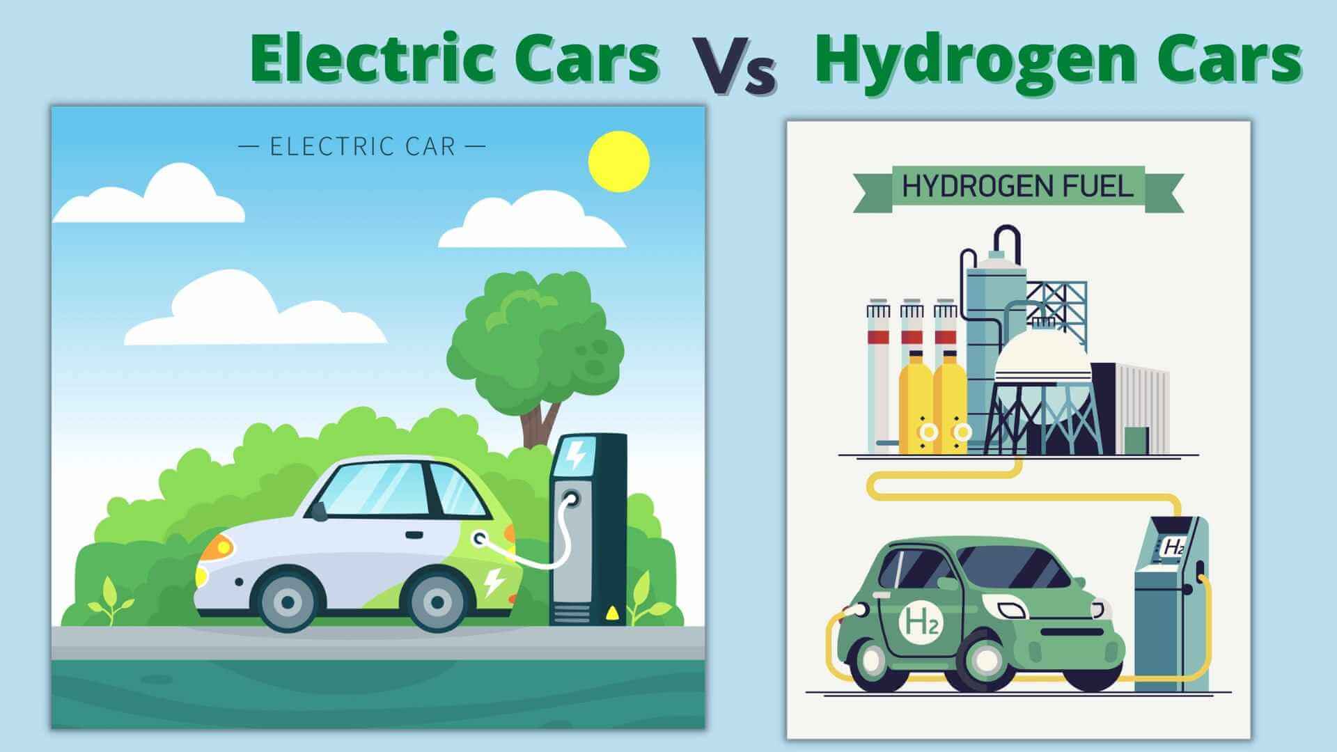 Difference between hydrogen cars and electric cars