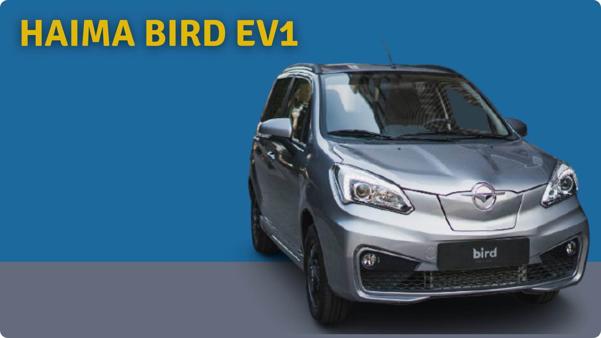 Haima Bird EV1 price and launch date 