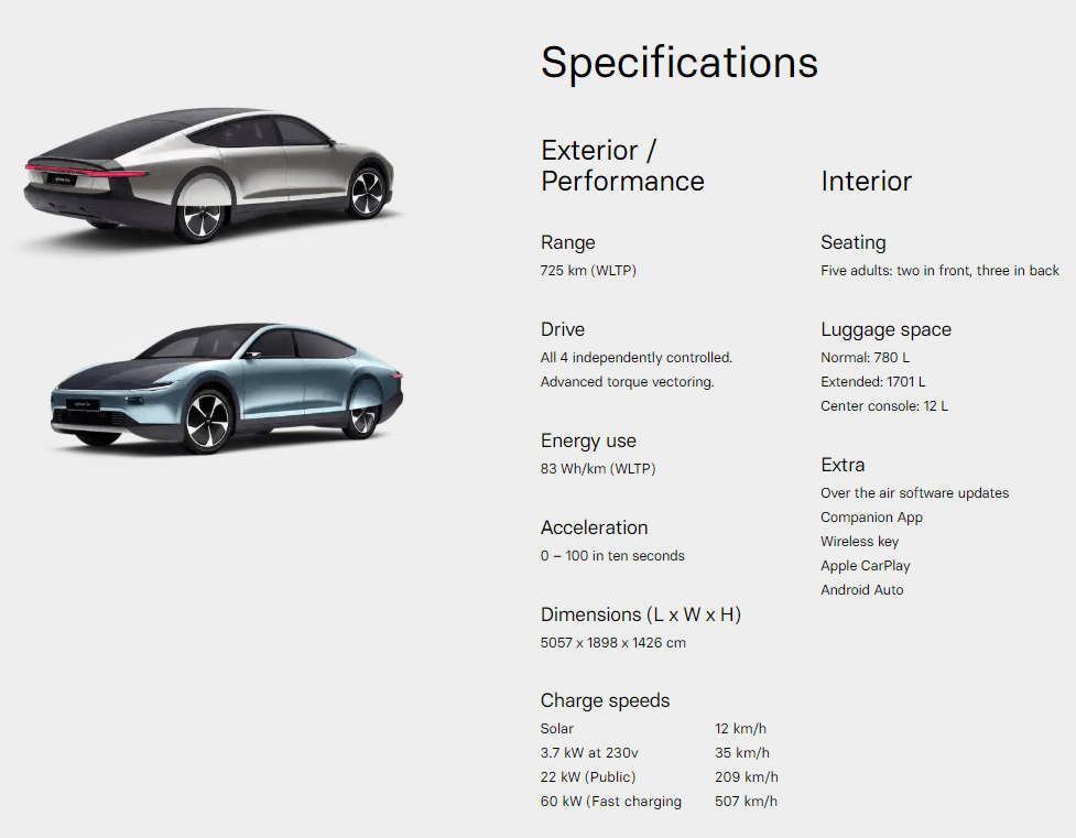 Range and Specifications