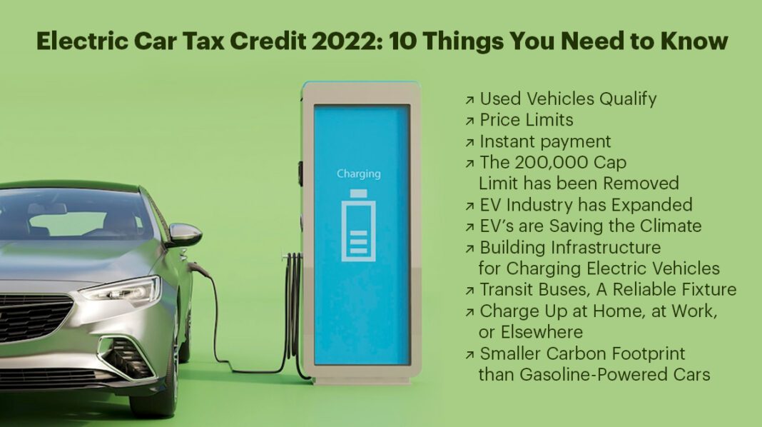 Electric Car Tax Credit 2022 10 Things You Need to Know EVehicleinfo