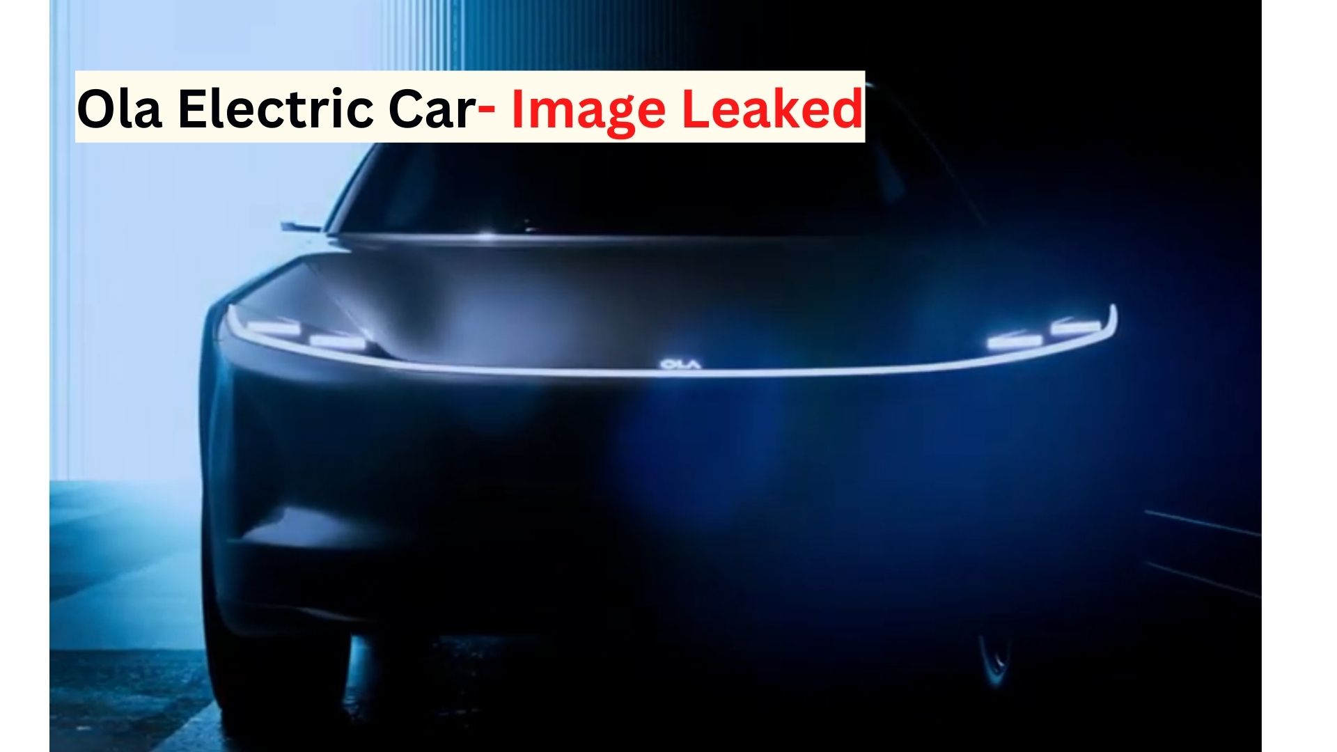 2024 Ola Electric Car Image Leaked EVehicleinfo