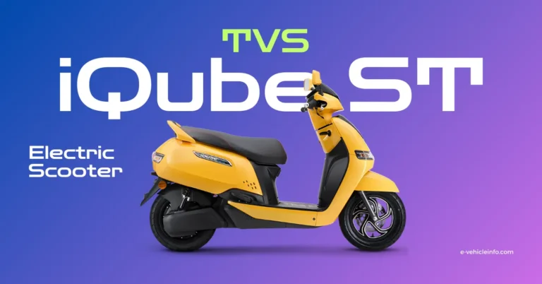 2024 TVS Iqube ST – Best-Selling Electric Scooter in India