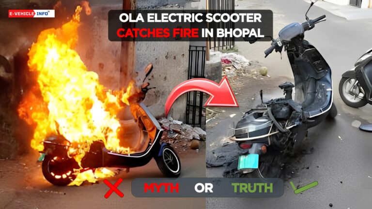 Ola Electric Scooter Fire Catch in Bhopal: Myth or Truth