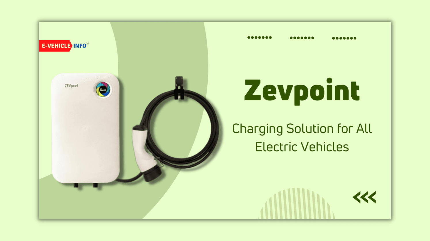 Zevpoint Chargers Charging Solutions for All Electric Vehicles