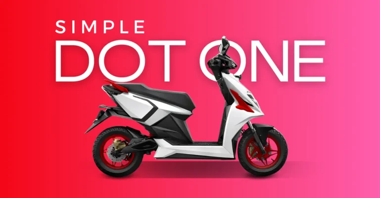 Simple Dot One E-Scooter Price, Range and Top Features