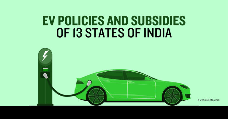 State-Wise EV Policies and Subsidies in India- EV Incentives & Benefits