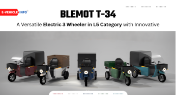 Blemot T-34: A Versatile electric 3W in L5 category with Innovative Design