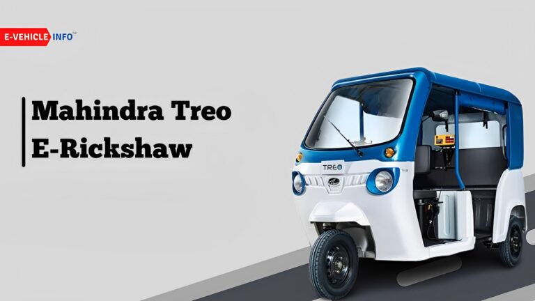 Mahindra Treo Electric Passenger Rickshaw: Price, Range & Specs