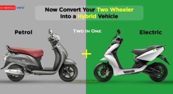 Now Convert Your Two Wheeler Into a Hybrid Vehicle (Petrol + Electric)