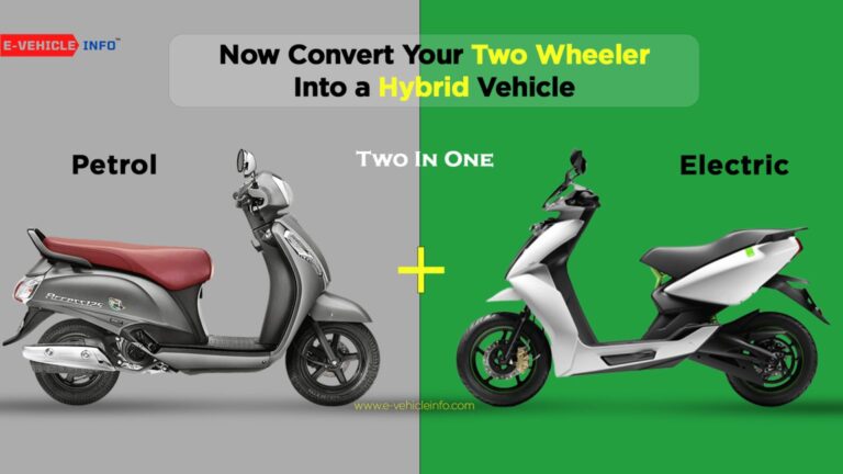 Now Convert Your Two Wheeler Into a Hybrid Vehicle (Petrol + Electric)