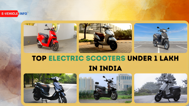 Top 7 Affordable Electric Scooters Under 1 Lakh in India