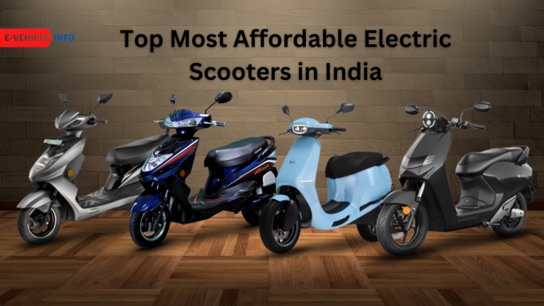 Top 6 Most Affordable Electric Scooters in India