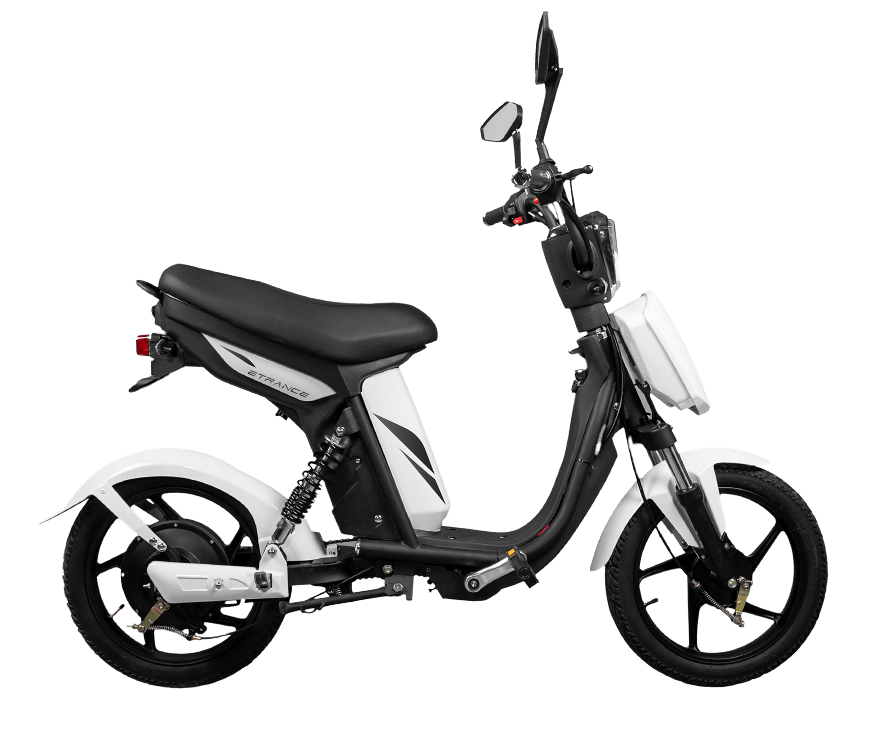 Etrance white Top 5 Electric Mopeds for Delivery https://e-vehicleinfo.com/best-electric-mopeds/