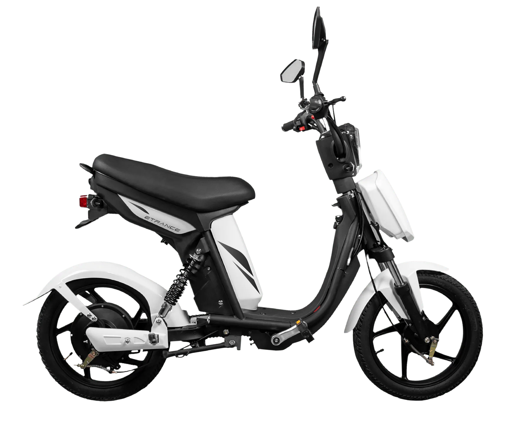 Etrance white Top 5 Electric Mopeds for Delivery https://e-vehicleinfo.com/best-electric-mopeds/