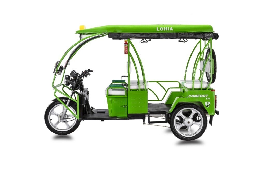 Lohia Narain DX Electric Rickshaw 1 Top 10 Longest Range Electric Rickshaws in India 2024