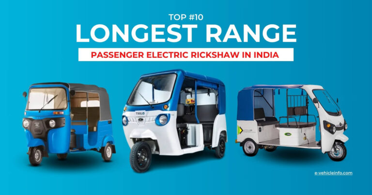 Top 10 Longest Range Electric Rickshaws in India 2024