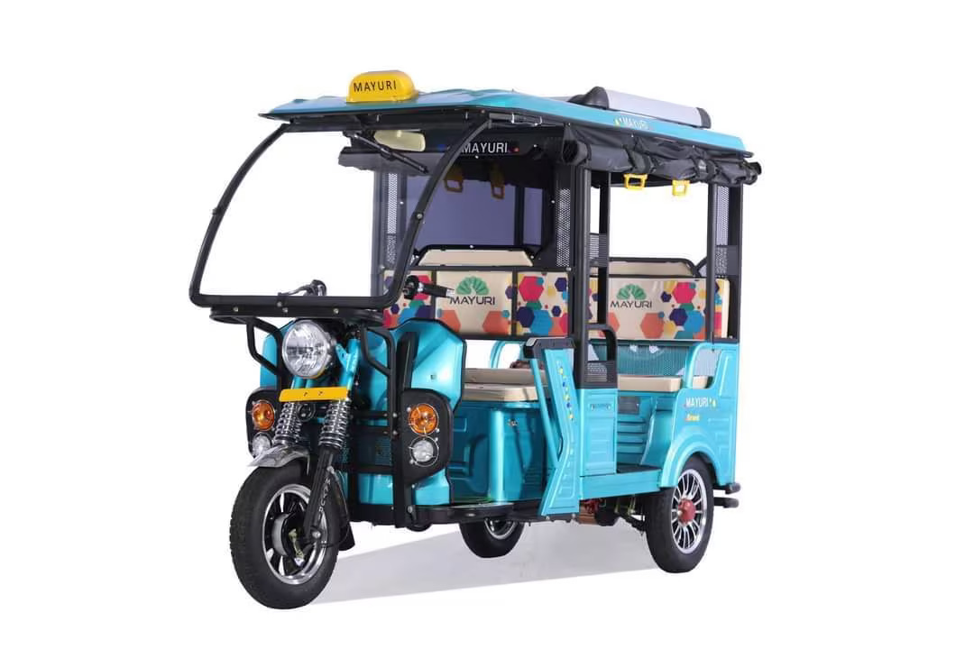 Mayuri Deluxe Electric Rickshaw 1 Top 10 Longest Range Electric Rickshaws in India 2024