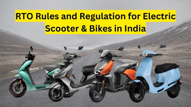 Top RTO Rules for Electric Scooter & Bikes in India