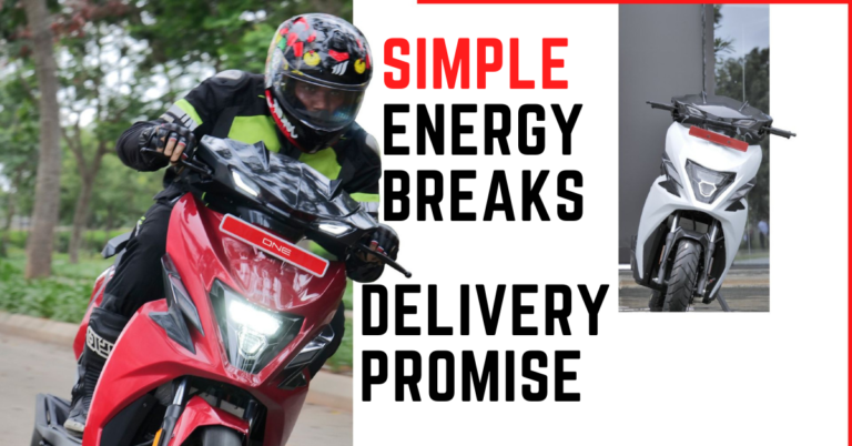 Simple Energy breaks Delivery Promise, Delivered just 24 Scooter out of 1 Lakh+ Bookings