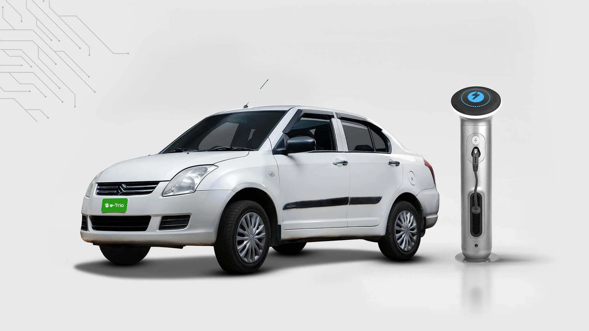 Swift dezre Electric car 1 E Trio Maruti 800 EV Conversion Kit and its Cost in India https://e-vehicleinfo.com/e-trio-maruti-800-conversion-kit-and-its-cost-in-india/