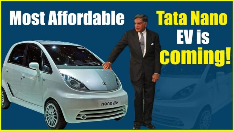 2024 Tata Nano EV Price and Launch date in India- Most Affordable EV