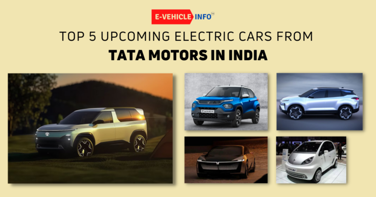 Top 5 Upcoming Electric Cars from Tata Motors in India