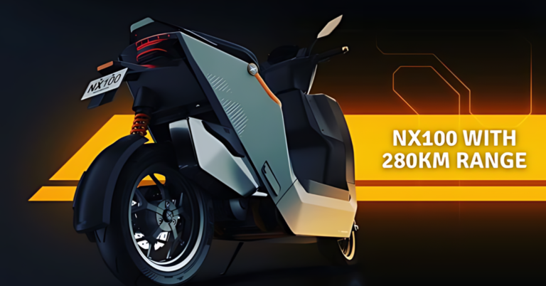 Rivot NX100 Electric Scooter Comes with 280km Range