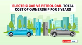 Electric Car Vs Petrol Car- Total Cost of Ownership for 5 Years