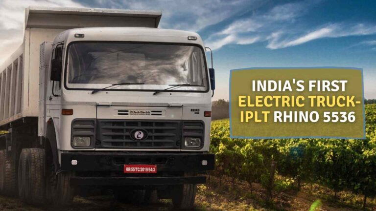 IPLT Rhino 5536 Electric Truck Price, Range, and Launch