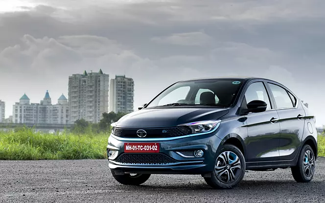 tigor ev exterior left front three quarter 14 Top 5 Cheapest Electric Car in India 2024