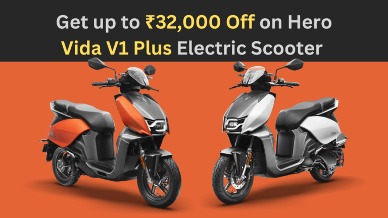 Get up to ₹32,000 Off on Hero Vida V1 Plus Electric Scooter