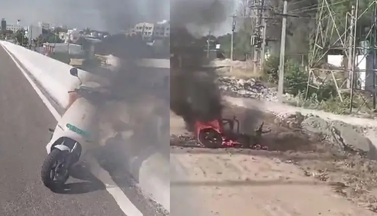 1727251351219783 Ola Electric Scooter Catches fire in Karur, Tamil Nadu https://e-vehicleinfo.com/ola-electric-scooter-caught-on-fire-in-karur-tamil-nadu/