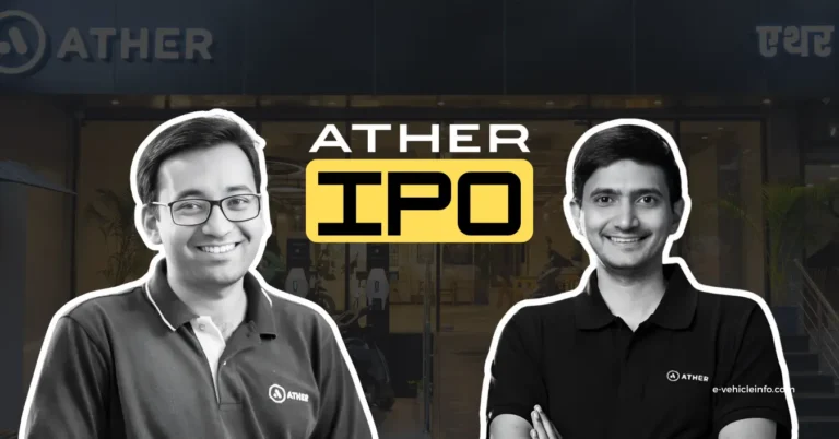 Ather Energy Files IPO to Raise Rs 3,100 Crore on WORLD EV day