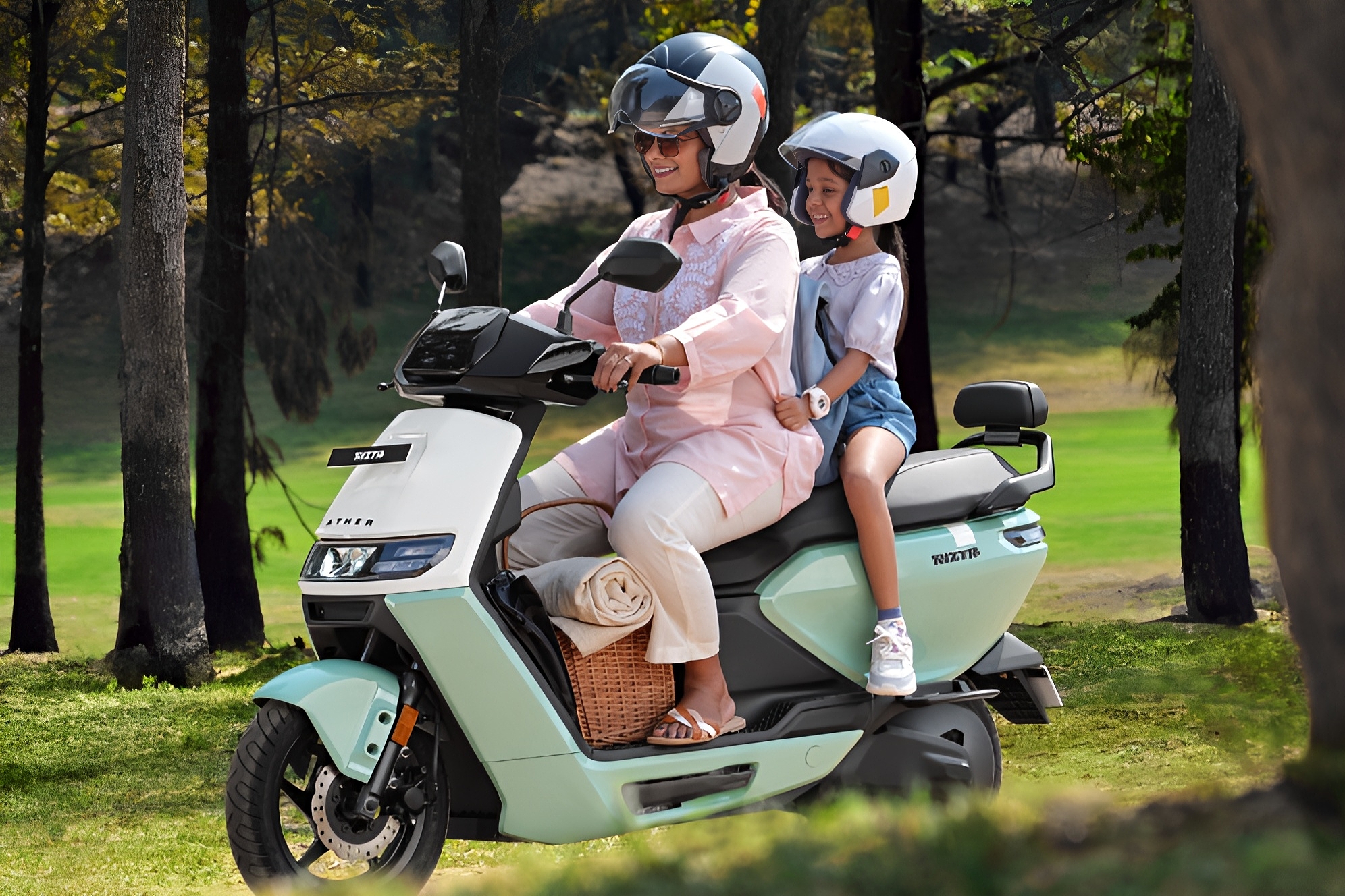 Ather Rizta2 Top 10 Longest Range Electric Scooters in India - Latest in 2024