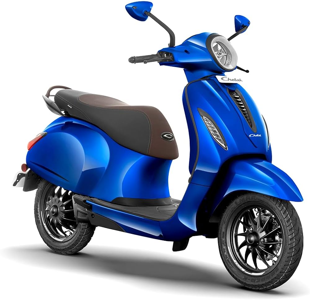 Bajaj Chetak Blue 3202 Top 10 High-Speed Electric Scooters in India with Price