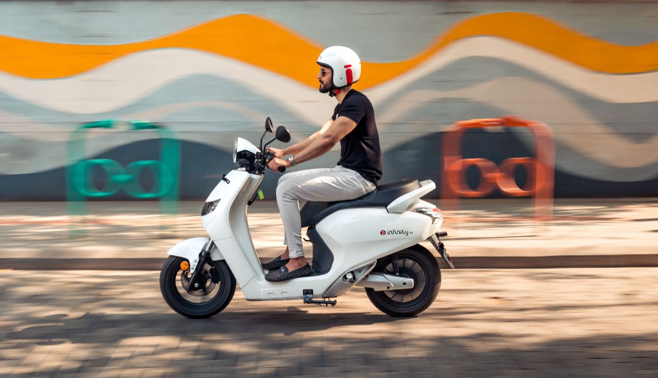 Bounce Infinity E.1 Top 10 High-Speed Electric Scooters in India with Price