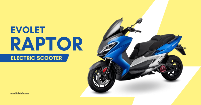 Evolet Raptor Electric Cruiser Price, Range and Specifications