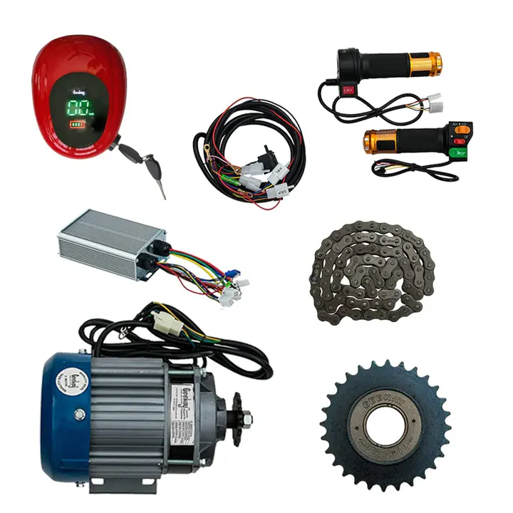 Geekay 48V 750W BLDC Chain Type E Rickshaw Conversion Kit Top 5 Electric Rickshaw Conversion Kits With Price & Companies https://e-vehicleinfo.com/top-electric-rickshaw-conversion-kit-cost-companies/