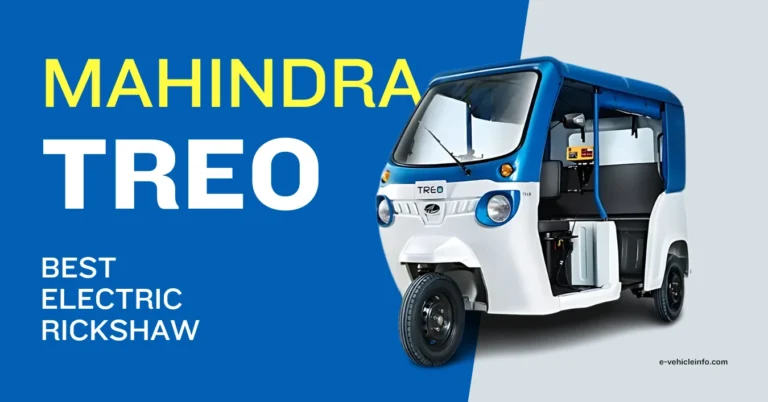 Mahindra Treo- Best Mileage Electric Auto Rickshaw in India