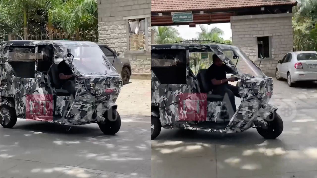 Ola Electric Rickshaw Design and Features Ola Electric "Raahi" Auto Rickshaw Spotted Testing in India, for the first time https://e-vehicleinfo.com/ola-electric-auto-rickshaw-raahi-spotted/