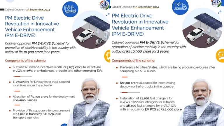 PM Modi Launches Rs 10,900 Crore E-Mobility Scheme