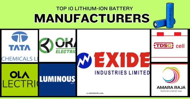 Top 10 Lithium-Ion Battery Manufacturers in India (2024)