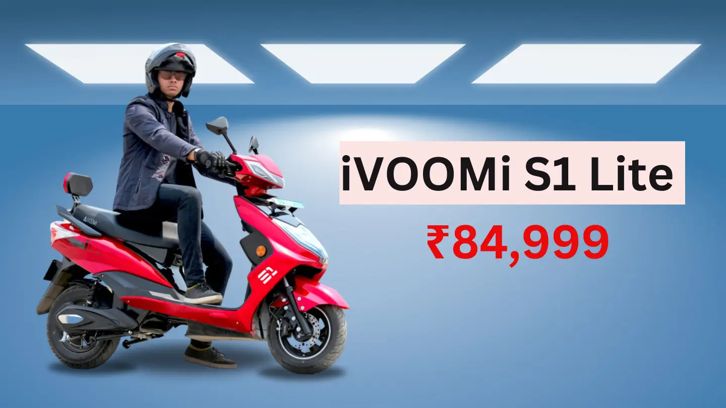 iVOOMi Launches S1 Lite iVOOMi launches S1 Lite, priced at Rs 84,999 and range of 180 km https://e-vehicleinfo.com/ivoomi-launches-s1-lite-priced-at-rs-84999-most-affordable-electric-scooter/